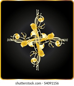 Vector version. Swirl elements and monograms for design and decorate.