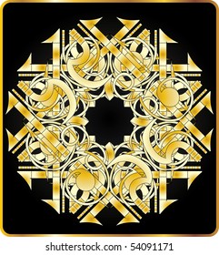 Vector version. Swirl elements and monograms for design and decorate.