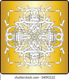 Vector version. Swirl elements and monograms for design and decorate.