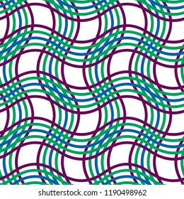 vector version.wavy checks seamless pattern