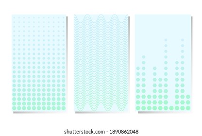 Vector vertical background.  Trendy minimal geometric with gradient. Printable.