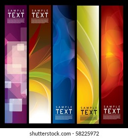 Vector Vertical Banner