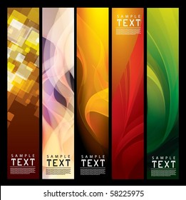 Vector Vertical Banner