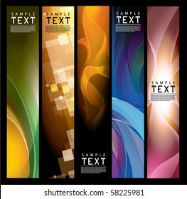 Vector Vertical Banner