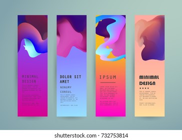 Vector vertical banner design