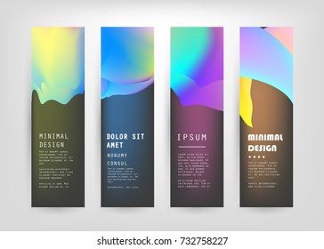 Vector vertical banner design