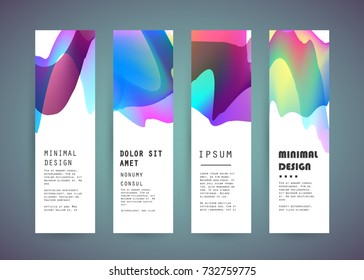 Vector vertical banner design