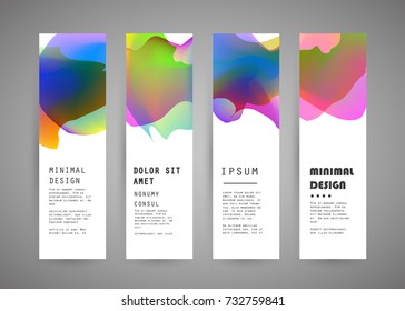Vector vertical banner design