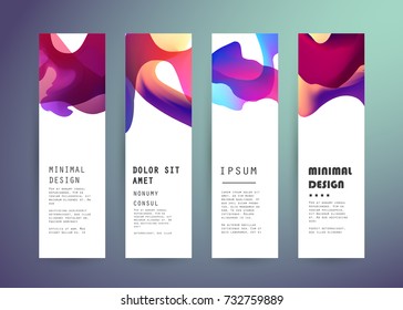Vector vertical banner design