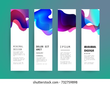 Vector vertical banner design