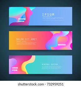 Vector vertical banner design