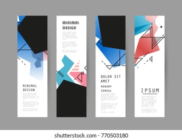 Vector vertical banner design