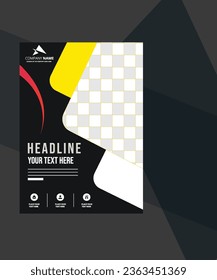 vector vertical business flyer template 2023