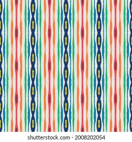 Vector vertical colorful stripes seamless pattern background
