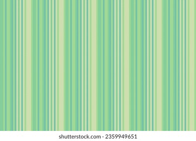Vector vertical fabric of seamless textile lines with a stripe texture background pattern in green and light colors.