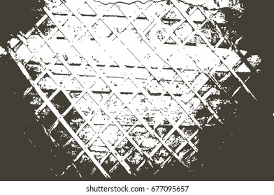 vector vertical grunge texture. old painted wall with crumbling plaster. background illustration for design