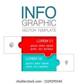 Vector vertical infographic diagram, template for business, presentations, web design, 2 options.
