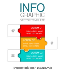 Vector vertical infographic diagram, template for business, presentations, web design, 3 options.
