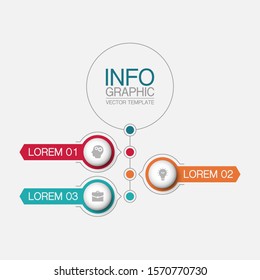 ]Vector vertical infographic diagram, template for business, presentations, web design, 3 options.