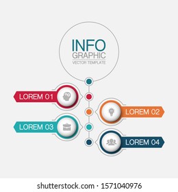 ]Vector vertical infographic diagram, template for business, presentations, web design, 4 options.
