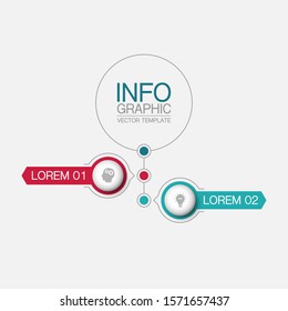 ]Vector vertical infographic diagram, template for business, presentations, web design, 2  options.