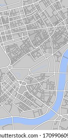 Vektorillustration vertikale Karte von London, Großbritannien. Schemagrafik, Hintergrund