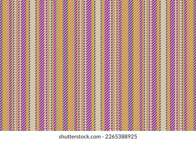 Vector vertical stripe. Pattern background lines. Textile seamless fabric texture in pastel and orange colors.