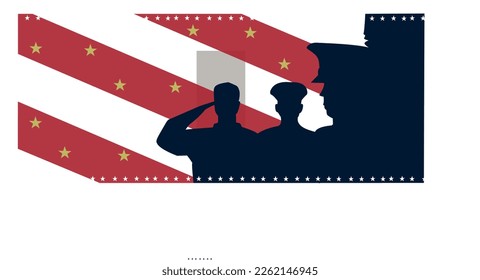 a vector for veterans day theme background 