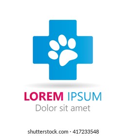 Vector veterinary emblems or logo