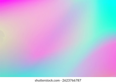 Vector Vibrant abstract gradient featuring pastel pink, blue, and green hues blending seamlessly. Perfect for design uses. banner template background