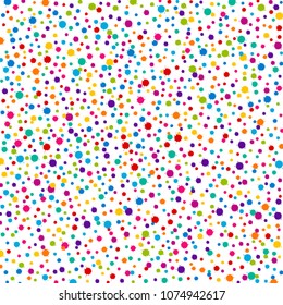 Vector vibrant color Holi paint splashes or blots holiday background in flat style