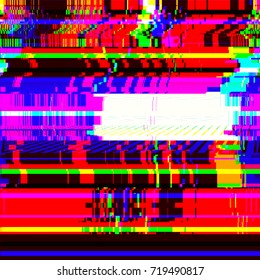 vector vibrant colorful modern abstract digital glitch graphic design damaged data file decoration background