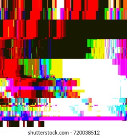 vector vibrant colorful modern abstract digital glitch graphic design damaged data file decoration background
