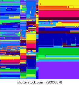 vector vibrant colorful modern abstract digital glitch graphic design damaged data file decoration background