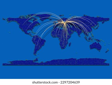 Mapa vibrante y detallado de vectores para Bielorrusia que enfatiza la exportación, la tecnología, el comercio y la innovación. Mejorar las presentaciones y los materiales de marketing. Ideal para empresas, empresarios.