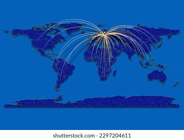 Vector vibrant and detailed map for Estonia emphasizing export, technology, trade and innovation. Enhance presentations and marketing materials. Ideal for businesses, entrepreneurs.