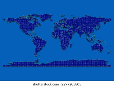 Vector vibrant and detailed map for Seychelles emphasizing export, technology, trade and innovation. Enhance presentations and marketing materials. Ideal for businesses, entrepreneurs.
