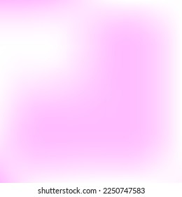 Vector Vibrant Minimal Liquid Blurred Texture. Empty Fashion Digital Smooth Bright Gradient Backdrop. Watercolor White Pastel Light Gradient Mesh. Trendy Soft Barbie Color Pink Blurry Background.