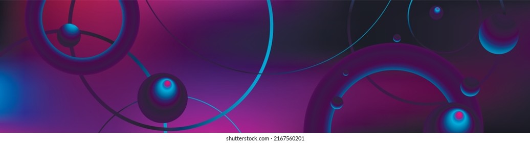 Vector Vibrant Neon Circle with Glow. Modern Round Frame with Empty Space for Text. Abstract Bright Neon Loop with Transparency. Colorful Shine, Flare. Illustration for Advertising, Banner, Card.