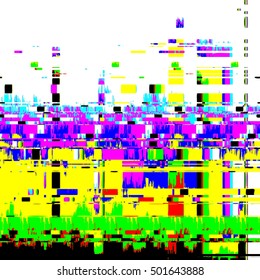 vector vibrant various rgb colors modern abstract digital glitch graphic design damaged data file background