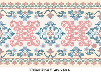 vector, victorian, ajrakh, ajrak, sanganer, stem flower, kalamkari, batik, wrapping paper, elegant, fleur de lis, graphic, ornamental, india, patchwork, indian, arabesque, damask, carpet, baroque, eth