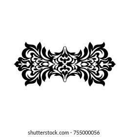 Vector . Victorian style. Ornate element for design and place for text. Ornamental patterns for wedding invitations, birthday and greeting cards.