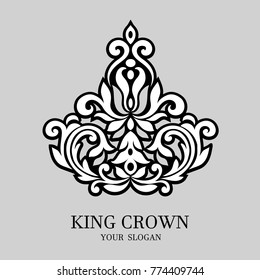 Vector. Victorian style. Ornate element for design and place for text. Ornamental patterns for wedding invitations, birthday and greeting cards.