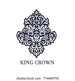 Vector. Victorian style. Ornate element for design and place for text. Ornamental patterns for wedding invitations, birthday and greeting cards.