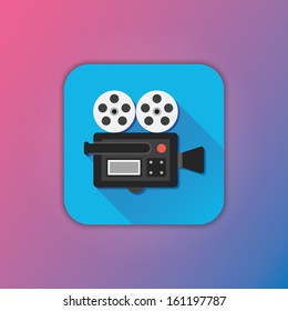Vector Video Camera Icon