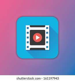 Vector Video Frame Icon