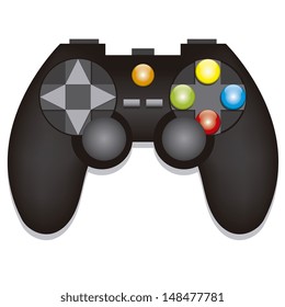 Vector Video Game Controller