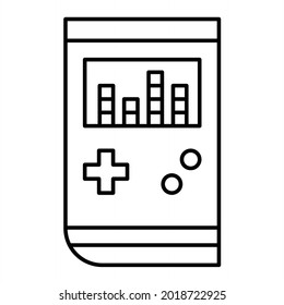 Vectorvideo Game Outline Icon Design

