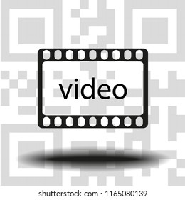 Vector video icon