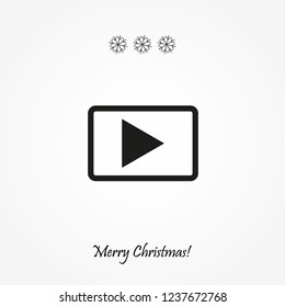 Vector video icon